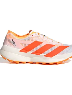 Terrex Agravic Speed 2 Trail Running Shoes Ftwr White / Impact Orange / Lucid Tangerine UK 7 Women - Adidas - FashionsVida