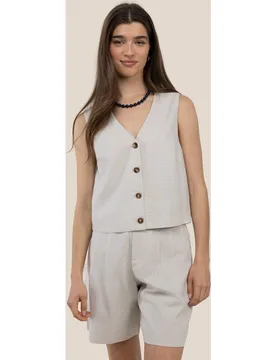 Chaleco liso de mujer valeria - El Ganso - FashionsVida