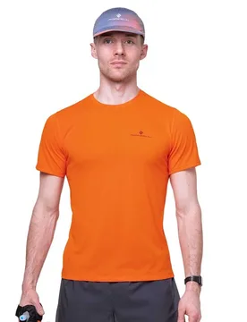 Maglietta A Maniche Corte Core Red / Black XL - Ronhill - FashionsVida