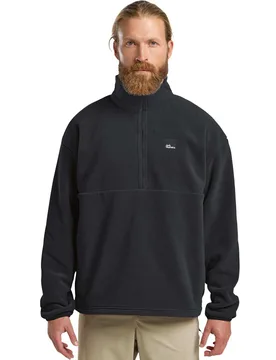 Sumetro Half Zip Fleece Jacket Black male - Jack Wolfskin - FashionsVida