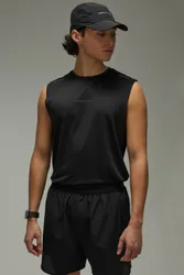Herren LaufTanktop Für Normales Tempo Ultra Black Größe Large