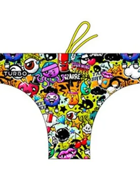 Race Swimming Brief Yellow 5-6 Years Boys - TURBO - FashionsVida