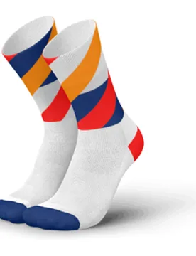 Running Loops Laufsocken Unisex White Orange Inferno 39-42 - INCYLENCE - FashionsVida