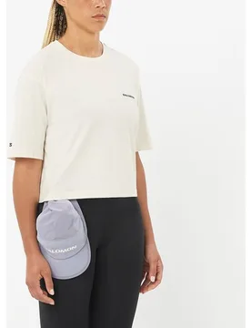 Camiseta de manga corta para mujer SHORT SS TEE RELAXED W - Salomon - FashionsVida