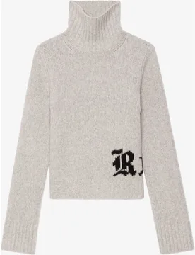 Zadig & Voltaire - Jersey de mujer 100% lana merino de cuello alto y mangas largas - Zadig & Voltaire - FashionsVida