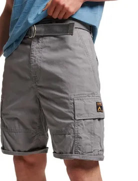 Pantaloni Corti Cargo Vintage Heavy Naval Grey 30 - Superdry - FashionsVida