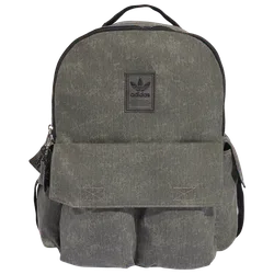 Washed Backpack Unisex Bags - Black - One Size - Cotton - Black - Size: One Size