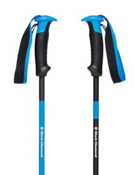 Bâtons Razor Carbon Pro Black / Blue 115-140 cm Homme - Black diamond - FashionsVida