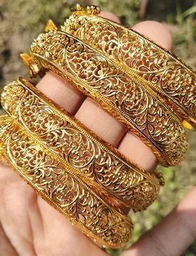 K Ethnic Gold Color Dubai Bangles Ethnic Wedding Luxury Bangles&Bracelet Women Girl Bride Cuff Dubai Bangles - Aliexpress - FashionsVida