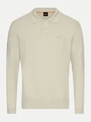 Orange Pullover Asac mit Polokragen Beige XL