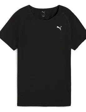 Cloudspun Short Sleeve T-shirt Black M Women - Puma - FashionsVida