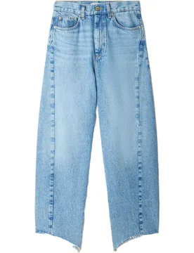 Vaqueros anchos de mujer barrel tiro alto 100% algodón - sandro - FashionsVida