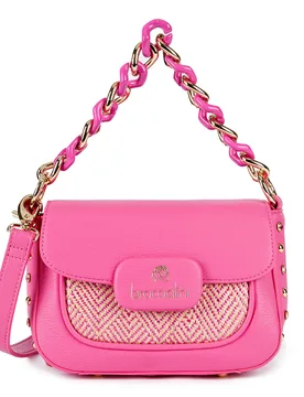 Chain Borsa a mano e tracolla B17650 FUXIA - Braccialini - FashionsVida