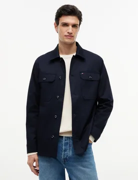 XXL COTTON BLEND SHIRT JACKET male - XXL - FashionsVida