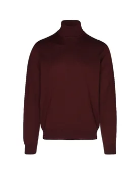 Rollkragenpullover dunkelrot 52 Herren - MAERZ - FashionsVida