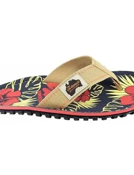 Zehentrenner Islander Denim Hibiscus 36;41 Female - Gumbies - FashionsVida