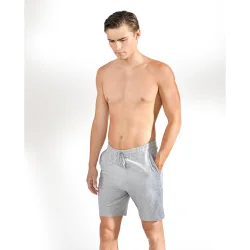 Bread & Boxers - Pantalón de pijama de hombre corto con cintura elástica