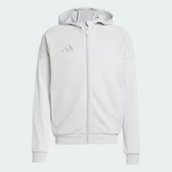 Felpa con cappuccio Tiro 25 Full-Zip S Team Light Grey