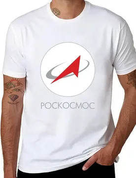 Roscosmos Logo T-Shirt funny t shirts man man t shirt luxury T-Shirt - Aliexpress - FashionsVida