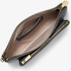 Bandolera de mujer jet set mediana transformable de piel granulada