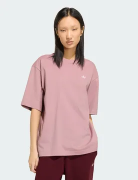 T-SHIRT BOYFRIEND ESSENTIALS XS Magic Mauve - Adidas - FashionsVida