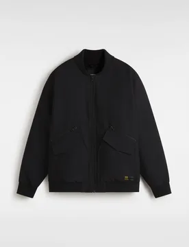Mens Clifton Down Bomber - Black Nylon - Size X-Large - Vans - FashionsVida