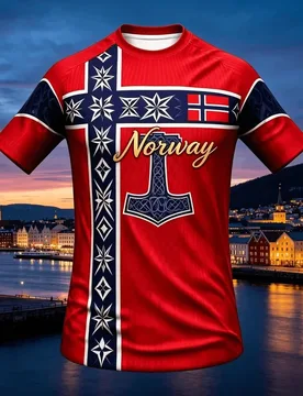 Summer New Men's Norway Soccer Jersey T-shirts Euro Style Casual Fashion Print Casual Women Short Sleeve Men's Tee Shirt - Aliexpress - FashionsVida