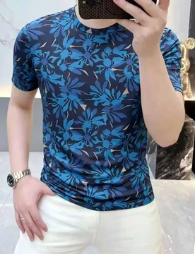 Summer Men's Fashion Casual Trend Short-Sleeved Shirt T-Shirt - Aliexpress - FashionsVida