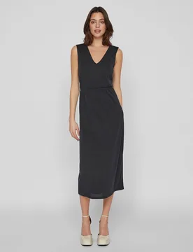 Vila - Vestido midi fluido - Vila - FashionsVida