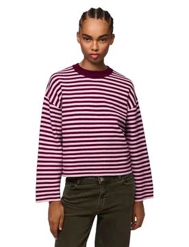 Maglione Jassy Raspberry Radiance / Roseate Spoonbill XL - Pieces - FashionsVida