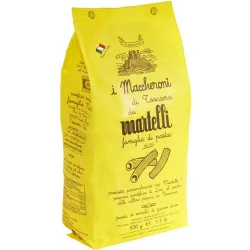 Macarrones pasta italiana de la toscana de sémola de grano duro