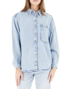 Camicia in jeans AZZURRO 40 - Patrizia pepe - FashionsVida