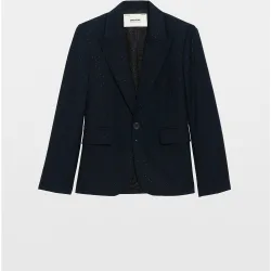 Zadig & Voltaire - Blazer de mujer Valse de mujer con strass y cierre de botón