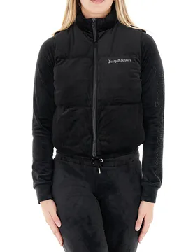 Piumino velluto smanicato NERO XS - Juicy couture - FashionsVida