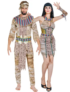 Mumien-Paarkostüm Halloween-Paarkostüm für Erwachsene - BCI - FashionsVida