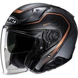 Casco Moto Jet RPHA 31 KOUV MC9SF Nero Oro Opaco taglia XS