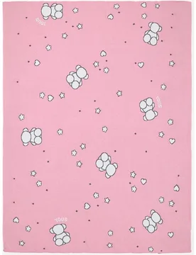 Manta para mini cuna o cuna 78x104 cm Baby con estrellitas y osos Bold Bear - Tous - FashionsVida