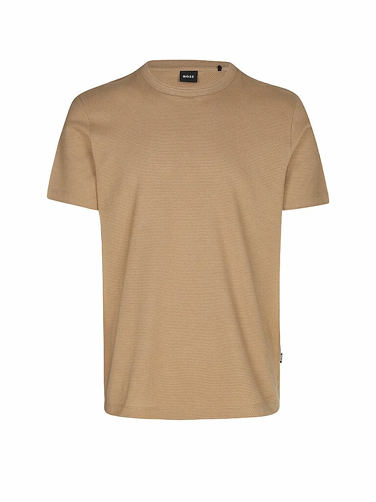 Boss T-Shirt TIBURT 240 beige S - BOSS - FashionsVida