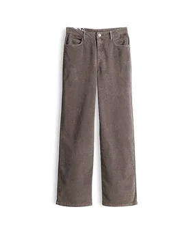 Jeans Straight Fit MIVY CORD marrone 38/L31 - Opus - FashionsVida