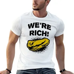DEEP ROCK GALACTIC- We're Rich T-Shirt Basic Plain Tee for Spring and Summer