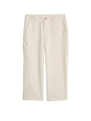 Pantaloni Wide Leg 7/8 crema XS
