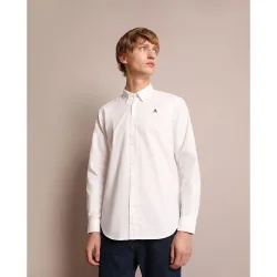 Camisa oxford de hombre regular fit lisa