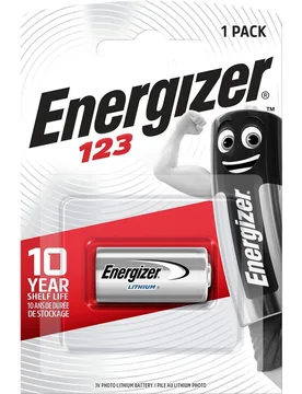 Pila CR123 Litio 3 V - Energizer - FashionsVida