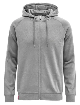 Sweat-shirt à Zip Red Classic Grey Melange S - Hummel - FashionsVida