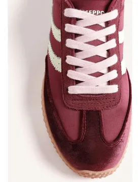 Zapatillas deportivas de mujer de piel y satén - Gioseppo - FashionsVida