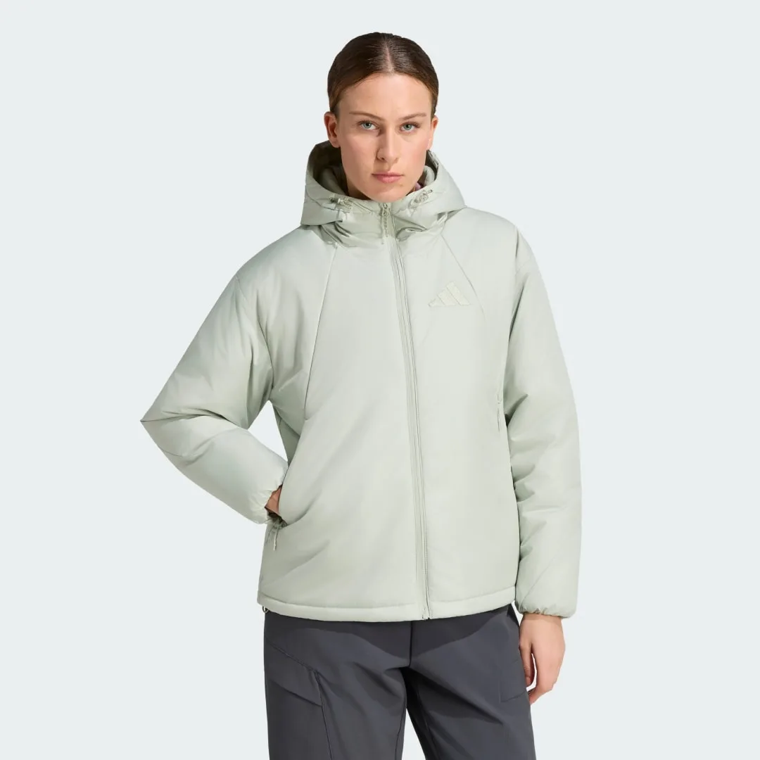 Giacca con cappuccio isolata Terrex Multi PRIMALOFT M Halo Green - Adidas - FashionsVida