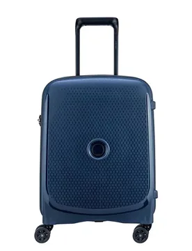 Valigia A Rotelle Belmont Slim Recycled 55cm 35l Blue One Size - Delsey - FashionsVida