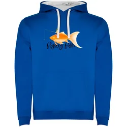 Flying Fish Two-colour Hoodie Royal Blue / White 2XL Men
