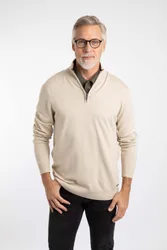 Blaine Mens Fine Knit 1/4 Zip Jumper
