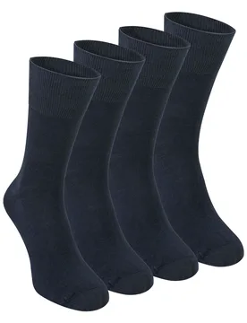 Pairs Mens Bamboo Sensory Socks - Soft Seamless All Day Comfort - Grey - Size Uk 7-9 - Steven - FashionsVida